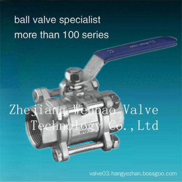 3PC Stainess Steel Floating Ball Valve (BV)